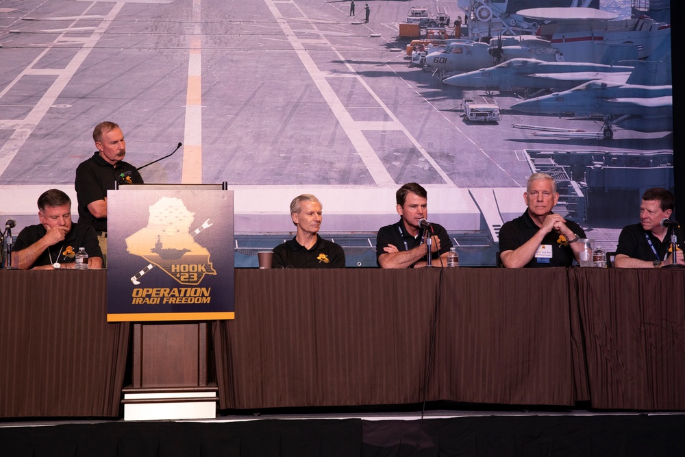 Taihook 2023 Holds Senior Officer Operation Iraqi Freedom Panel During Tailhook 2023