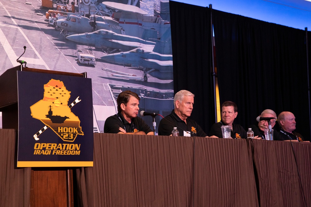 Taihook 2023 Holds Senior Officer Operation Iraqi Freedom Panel During Tailhook 2023