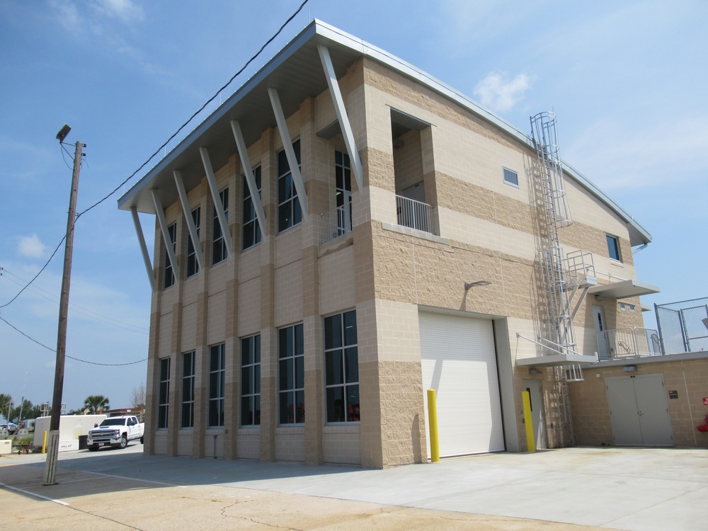 Bigger and better new large boat facility at Tyndall AFB