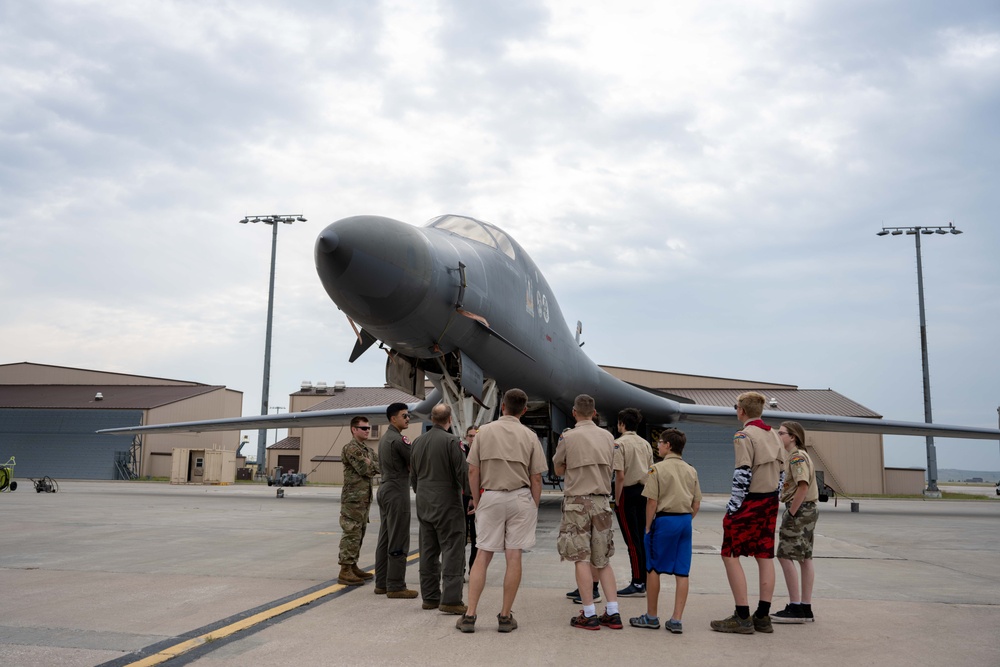 Scouts Visit Ellsworth Air Force Base