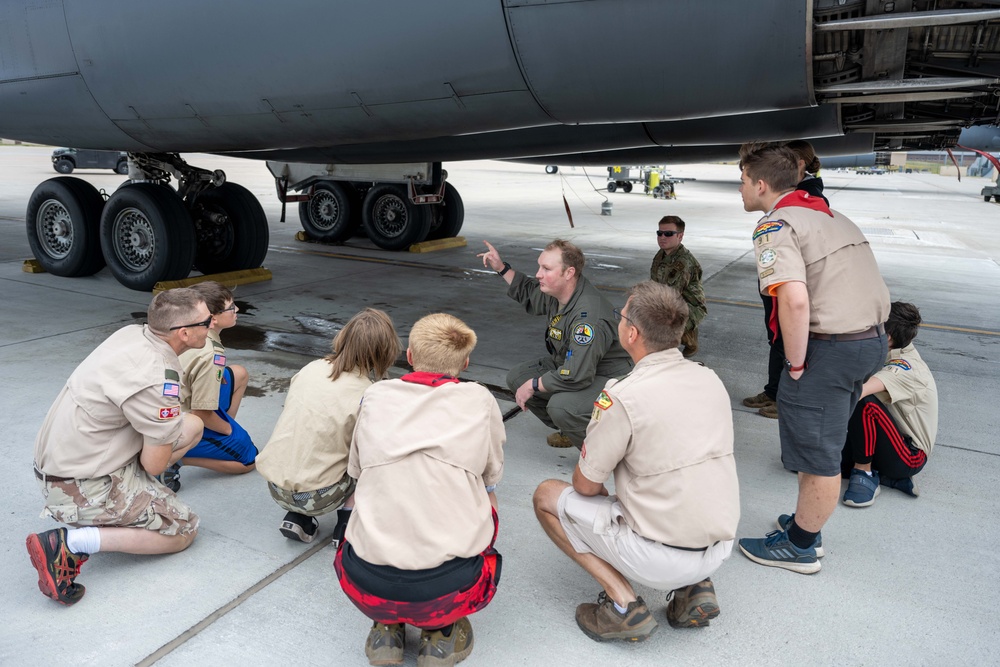 Scouts Visit Ellsworth Air Force Base