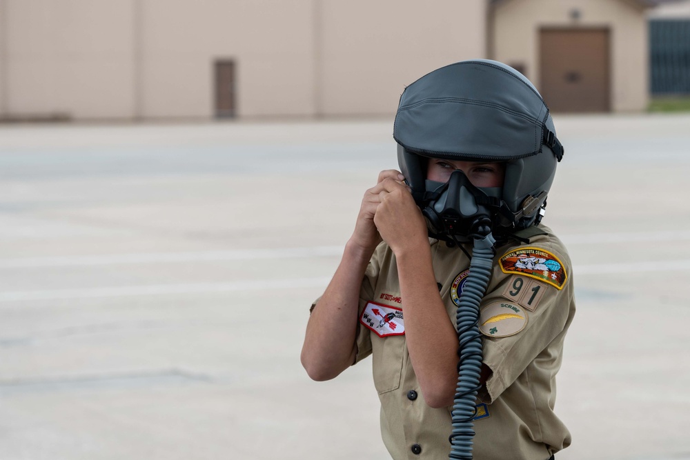 Scouts Visit Ellsworth Air Force Base