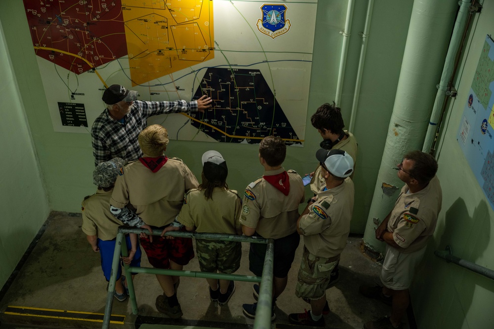 Scouts Visit Ellsworth Air Force Base