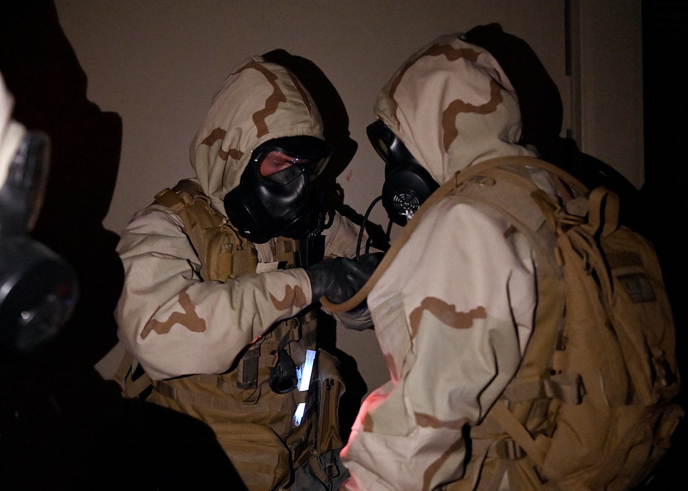 CBRN exercise in MOUT Village