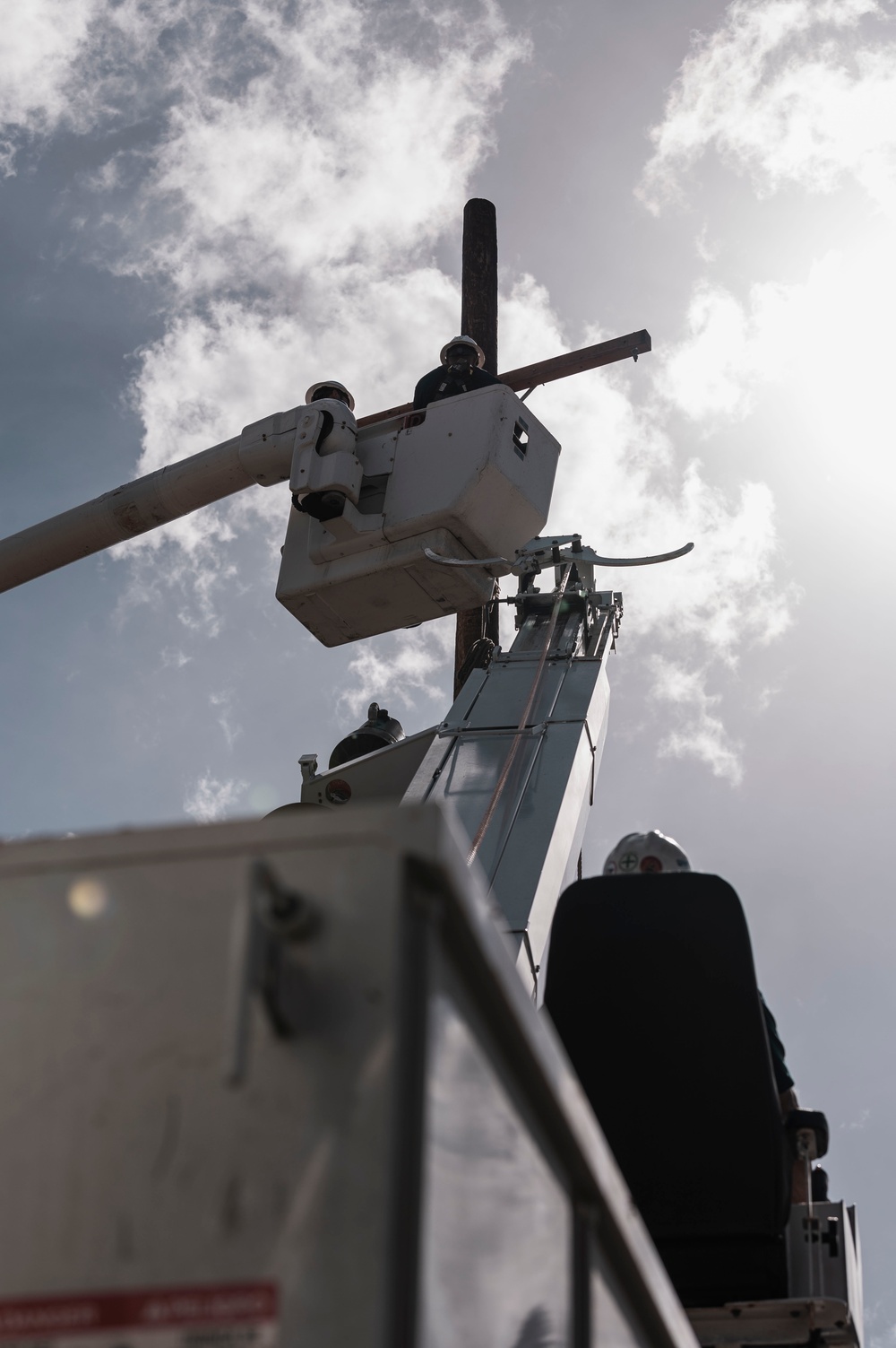 NAVFAC Hawaii restores power after a storm