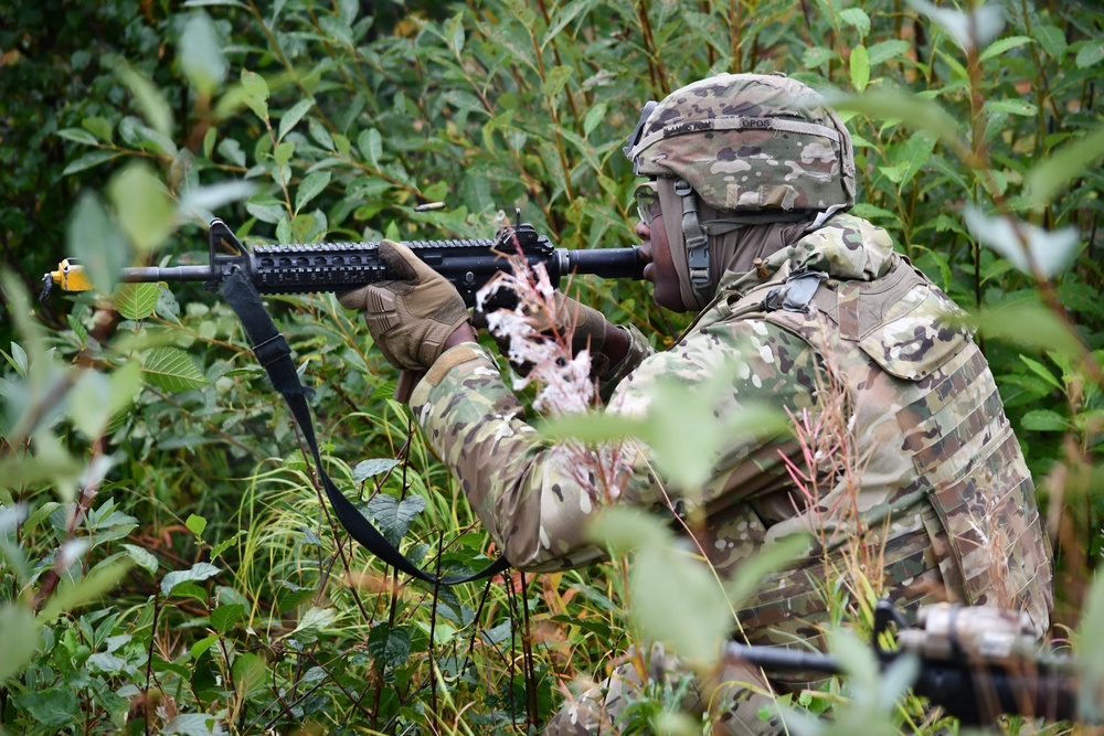 70th BEB Kodiaks meet black bear brothers during field training