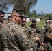 Officers attending company commander course conduct live-fire range