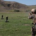 Officers attending company commander course conduct live-fire range