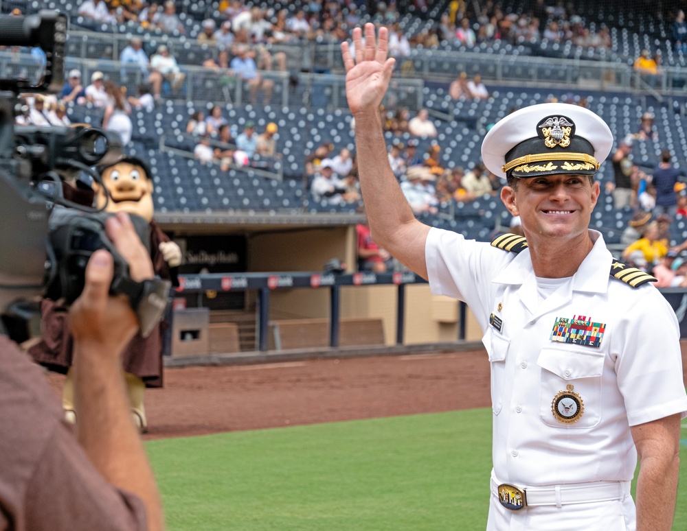 NTAG Southwest CO Enlists Six Future Sailors At Padres Game