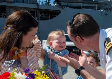 USS Paul Hamilton Homecoming