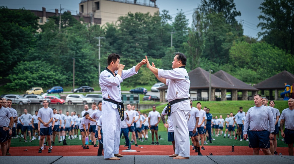 51st MSG shows warriorship through taekwondo