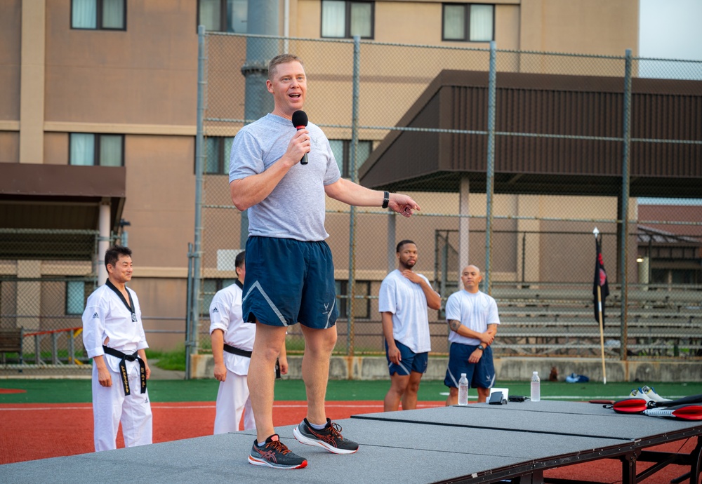 51st MSG shows warriorship through taekwondo