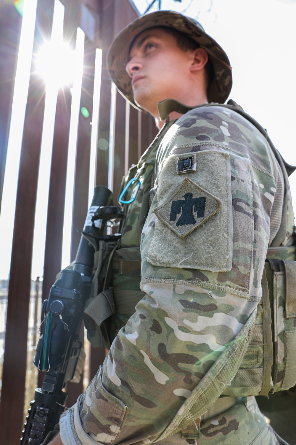 Oklahoma Guardsmen patrol border in support of Operation Lone Star