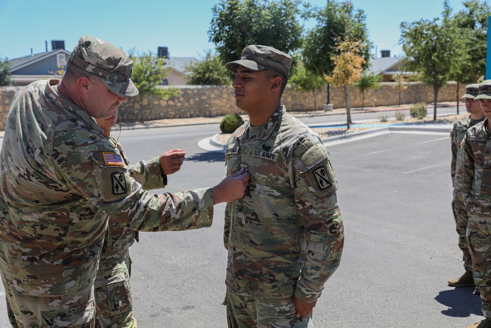 Oklahoma Guardsmen promoted while in support of Operation Lone Star