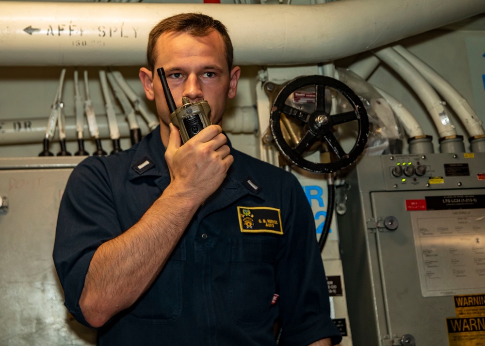 Sailors Conduct Firefighting Training Aboard USS John Finn (DDG 113)