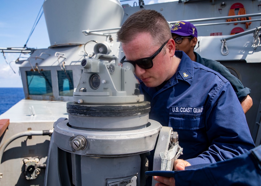 Sailors Conduct Visual Information Training Aboard USS John Finn (DDG 113)