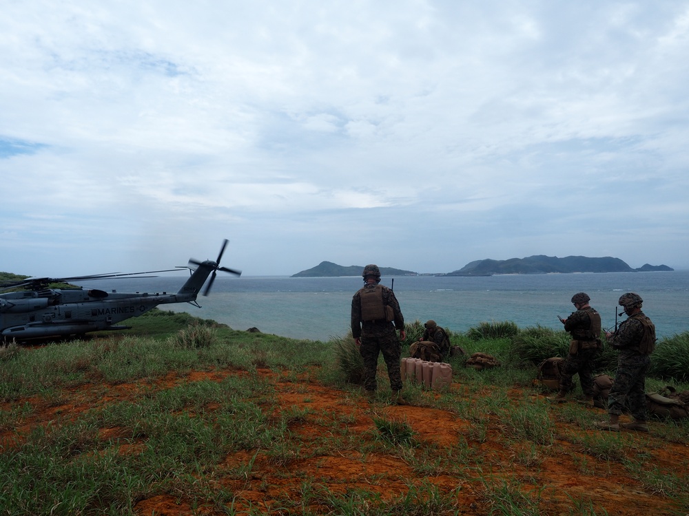 5th ANGLICO Conducts a TACP Shoot at the W-174 Joint Okinawa Training Range Complex