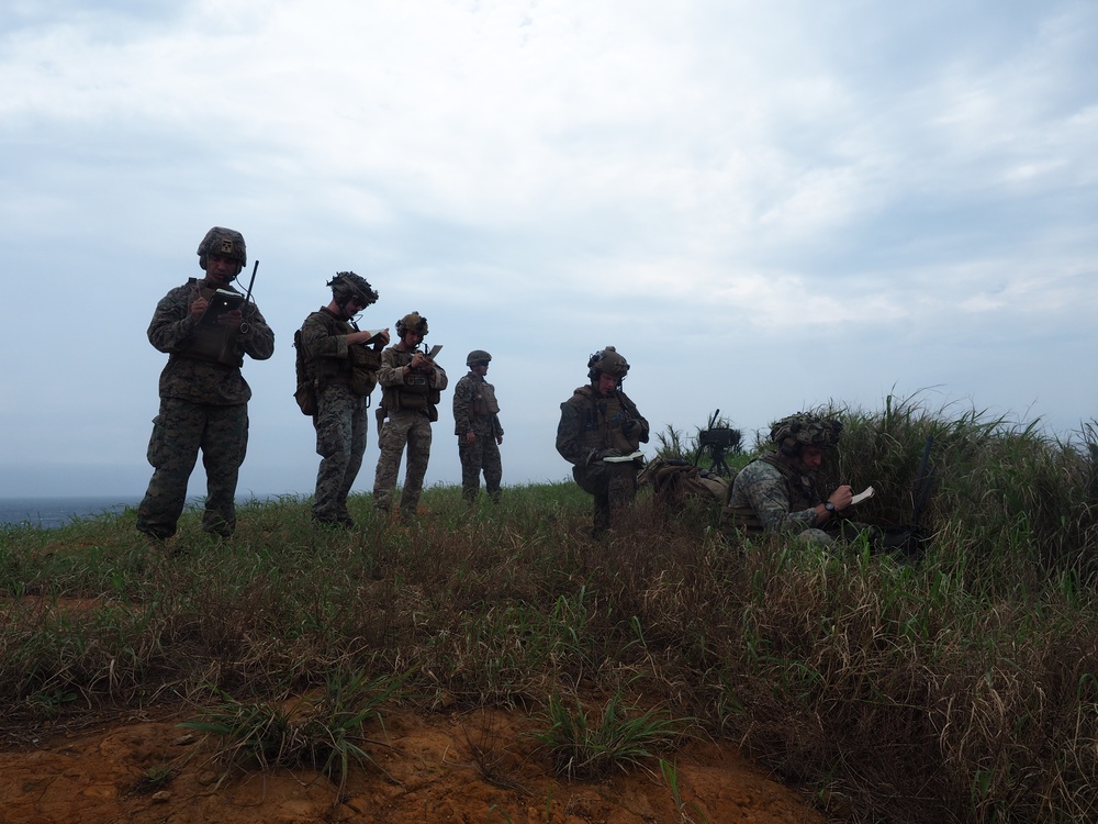 5th ANGLICO Conducts a TACP Shoot at the W-174 Joint Okinawa Training Range Complex