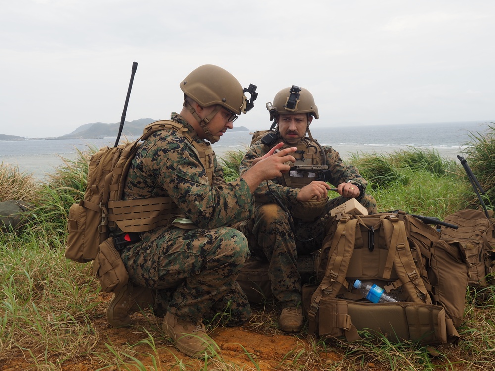 5th ANGLICO Conducts a TACP Shoot at the W-174 Joint Okinawa Training Range Complex