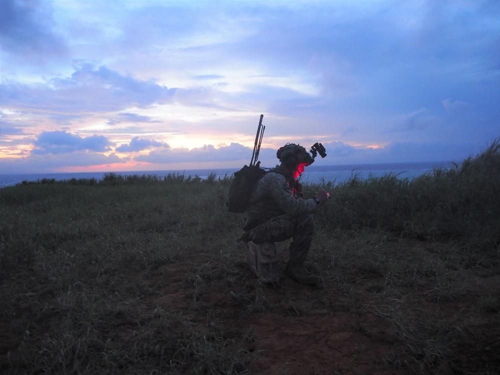 5th ANGLICO Conducts a TACP Shoot at the W-174 Joint Okinawa Training Range Complex