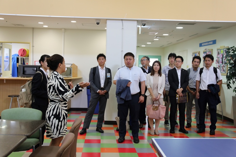 Junior Chamber International members tour Camp Zama, strengthening U.S.-Japan outreach