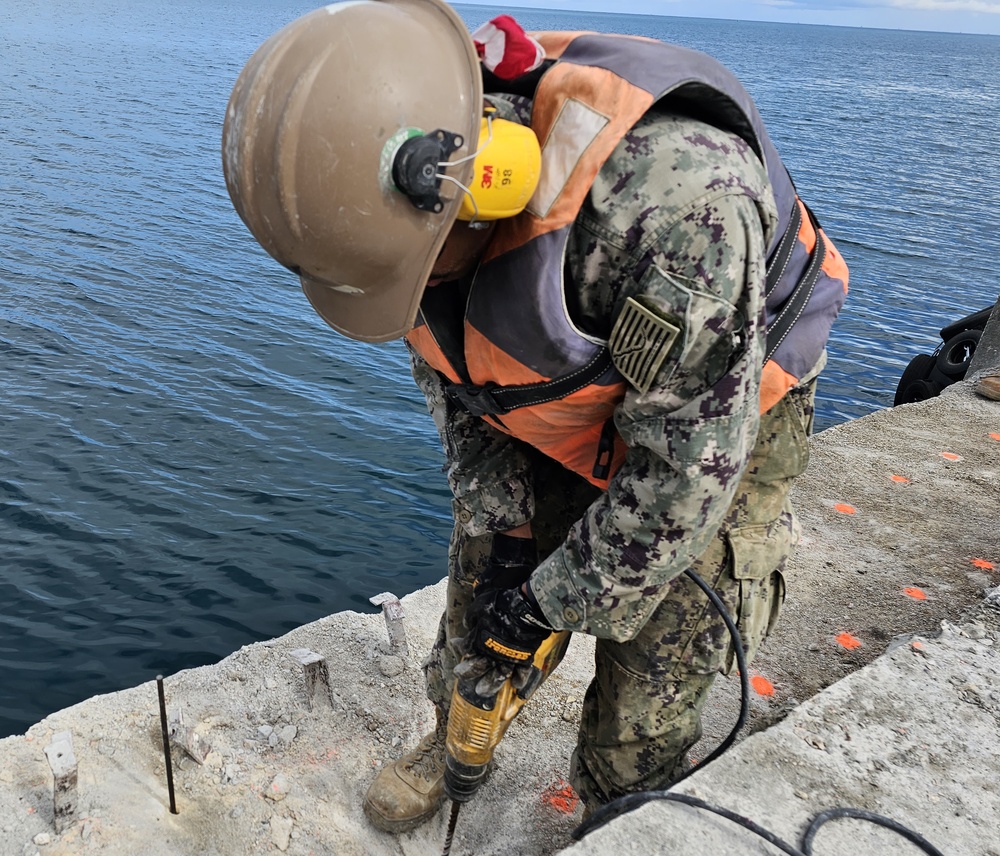 Palau Harbor Construction (NMCB-3)