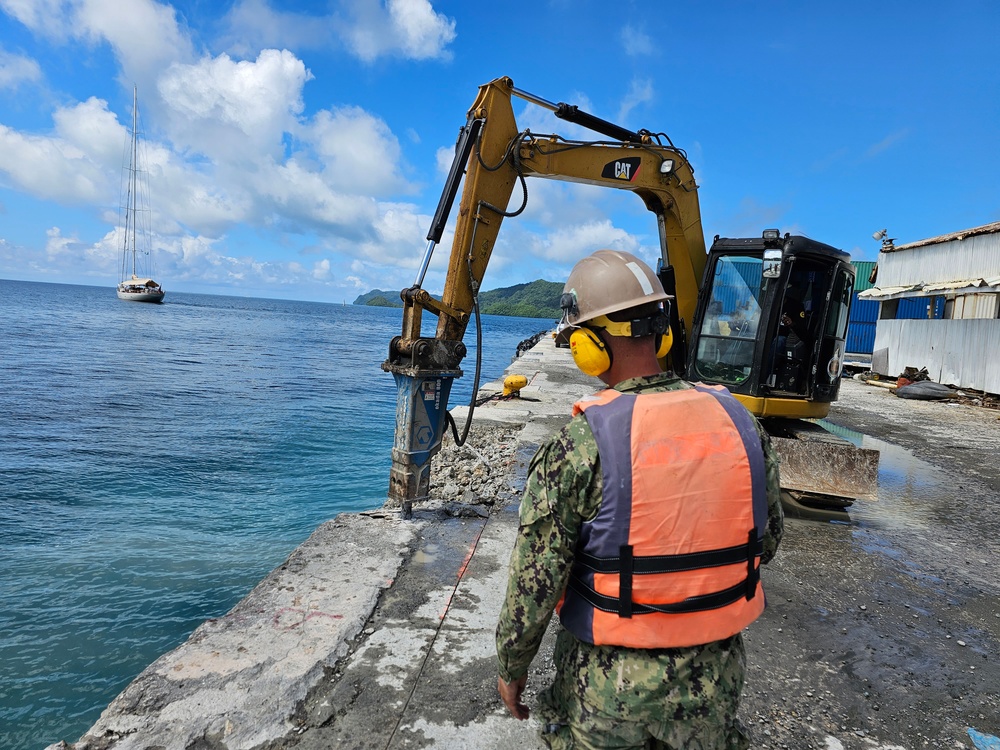 Palau Harbor Construction (NMCB-3)