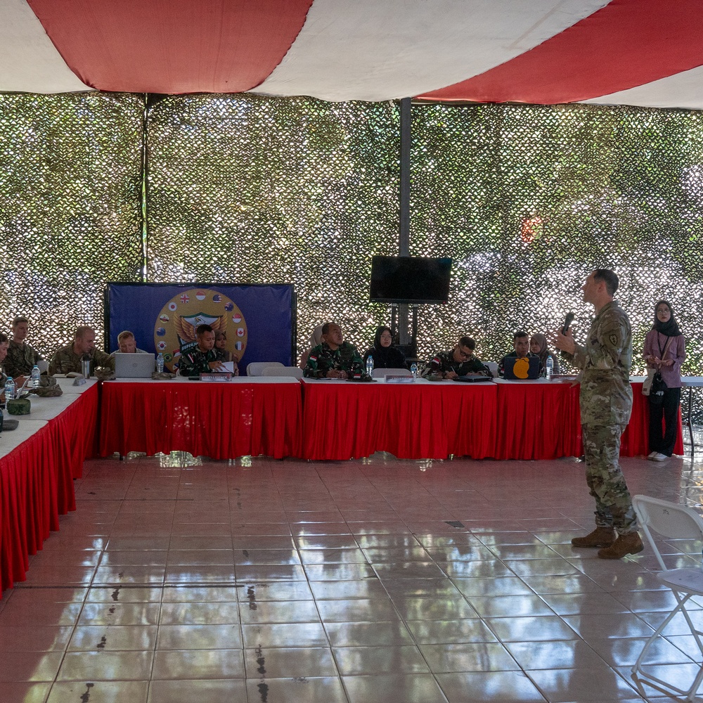 Super Garuda Shield 23 | 2IBCT participates in Super Garuda Shield Staff Exercise with partnering nations on Puslatpur, Indonesia