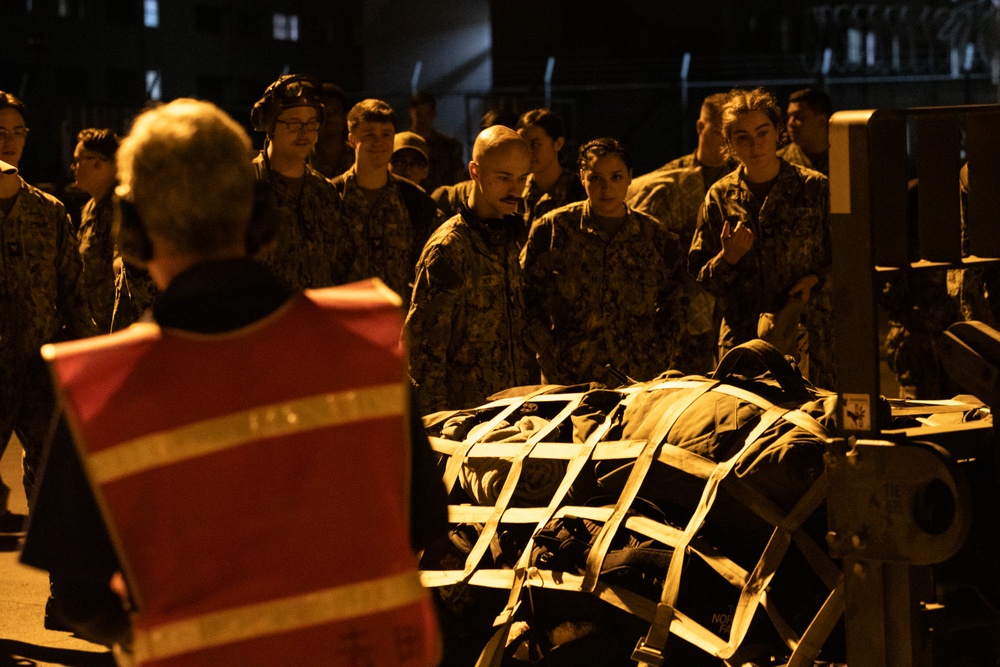 Good to be back; Sailors assigned to Carrier Air Wing 5 return from 3-month detachment.