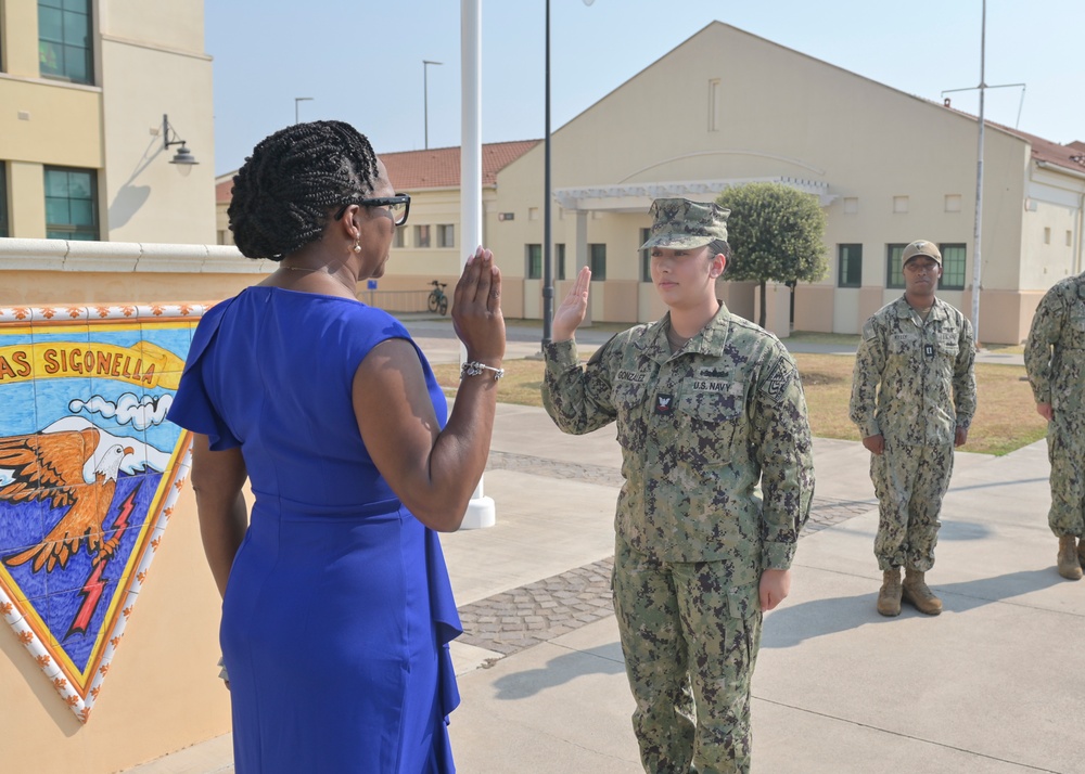 YN2 Brianna Gonzalez Reenlistment