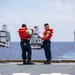 USS Ralph Johnson conducts gun shoot.