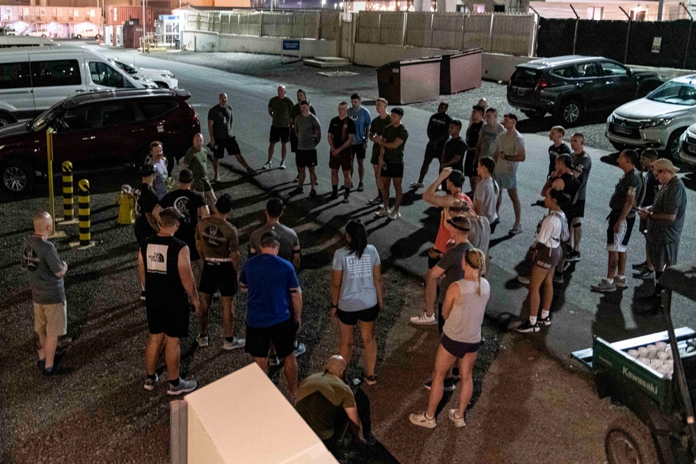 Sacrifice Remembered: 449th AEG, Camp Lemonnier Community honor fallen comrades with memorial half-marathon