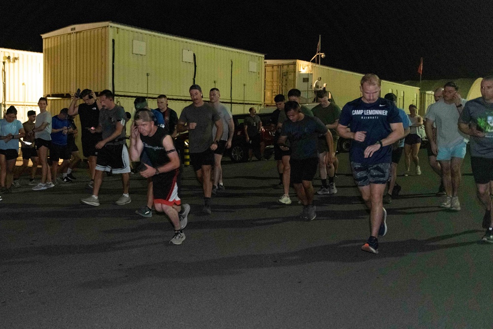 Sacrifice Remembered: 449th AEG, Camp Lemonnier Community honor fallen comrades with memorial half-marathon