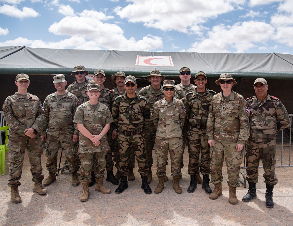 Utah Air National Guard medical teams conduct joint operations with Moroccan counterparts at African Lion 2023