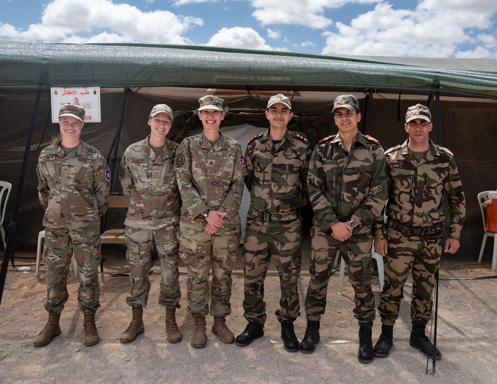 Utah Air National Guard medical teams conduct joint operations with Moroccan counterparts at African Lion 2023