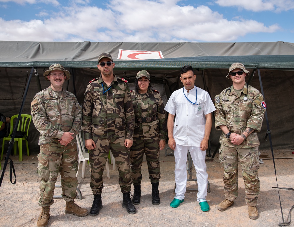 Utah Air National Guard medical teams conduct joint operations with Moroccan counterparts at African Lion 2023