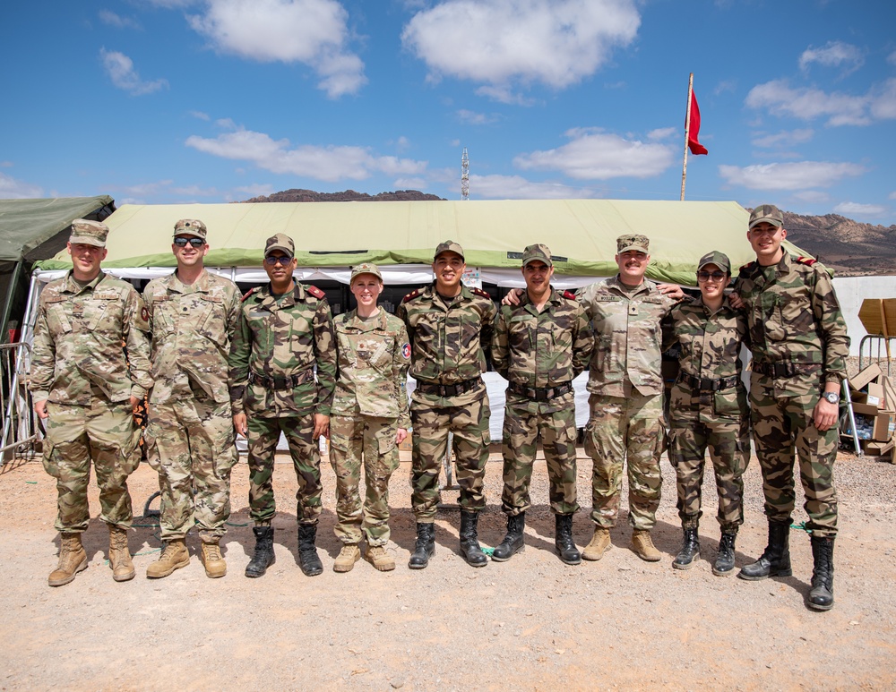 Utah Air National Guard medical teams conduct joint operations with Moroccan counterparts at African Lion 2023