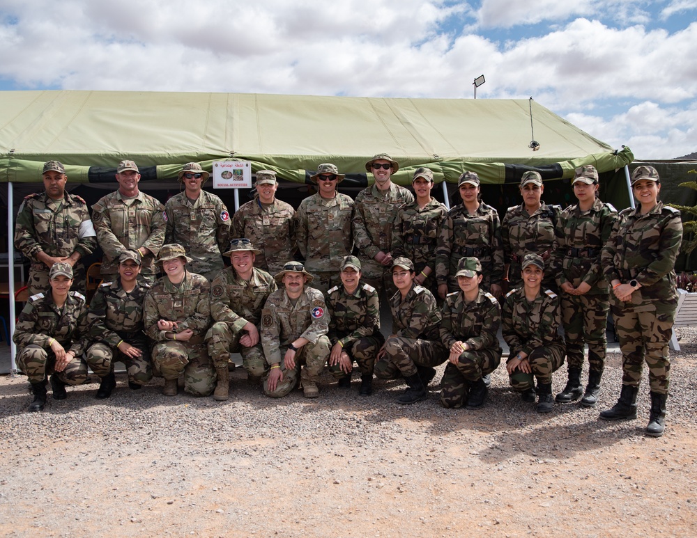 Utah Air National Guard medical teams conduct joint operations with Moroccan counterparts at African Lion 2023