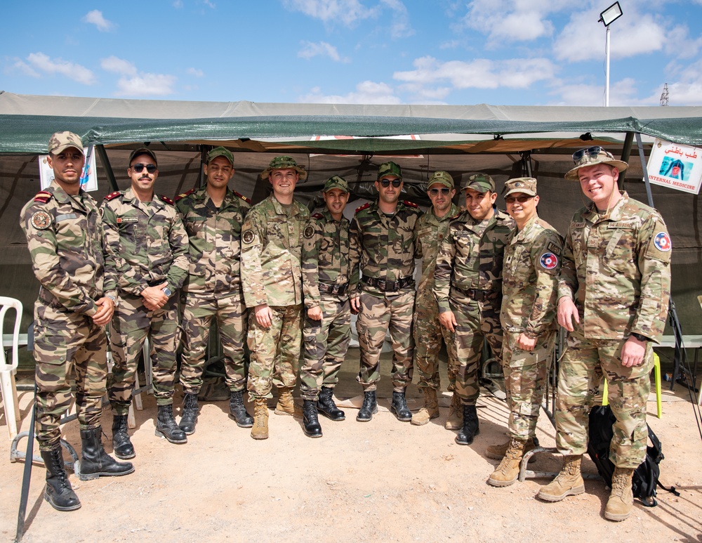 Utah Air National Guard medical teams conduct joint operations with Moroccan counterparts at African Lion 2023