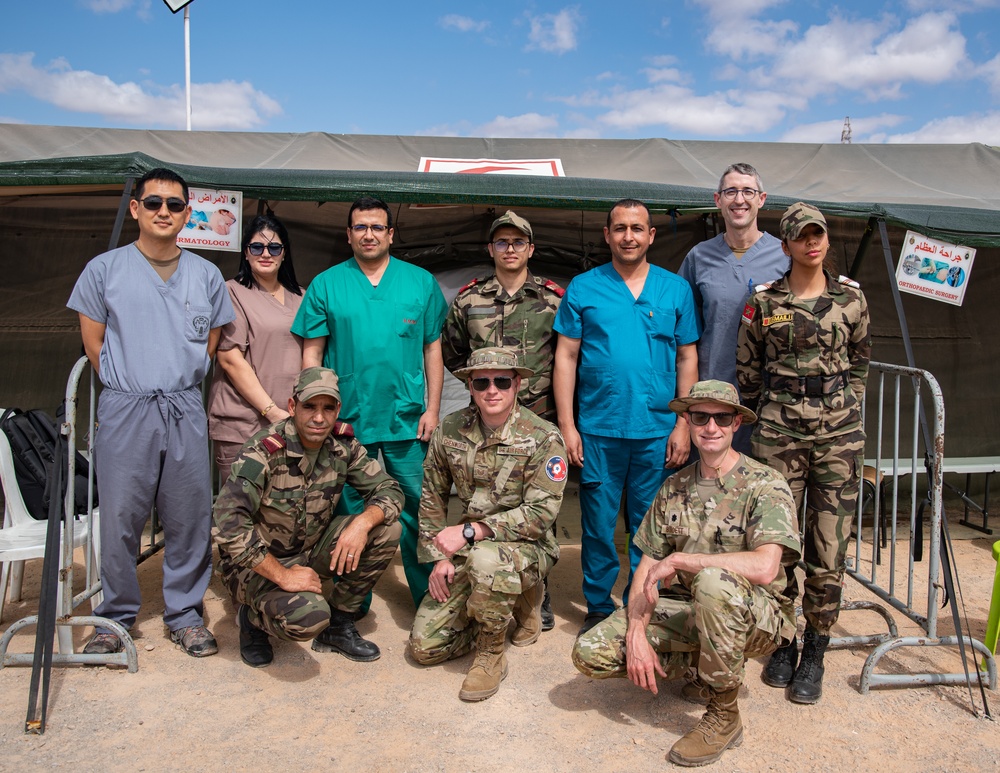 Utah Air National Guard medical teams conduct joint operations with Moroccan counterparts at African Lion 2023