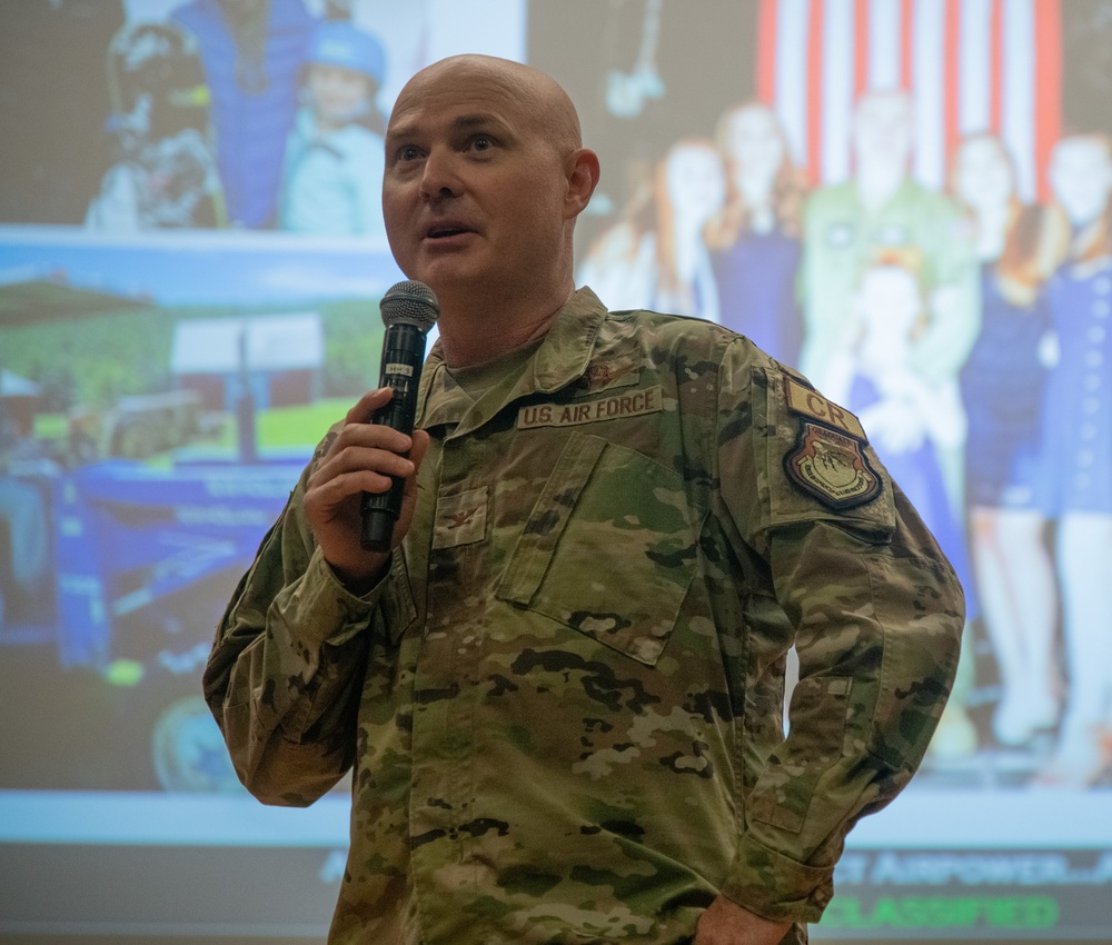 621st Contingency Response Wing Commander shares vision and priorities to Airmen