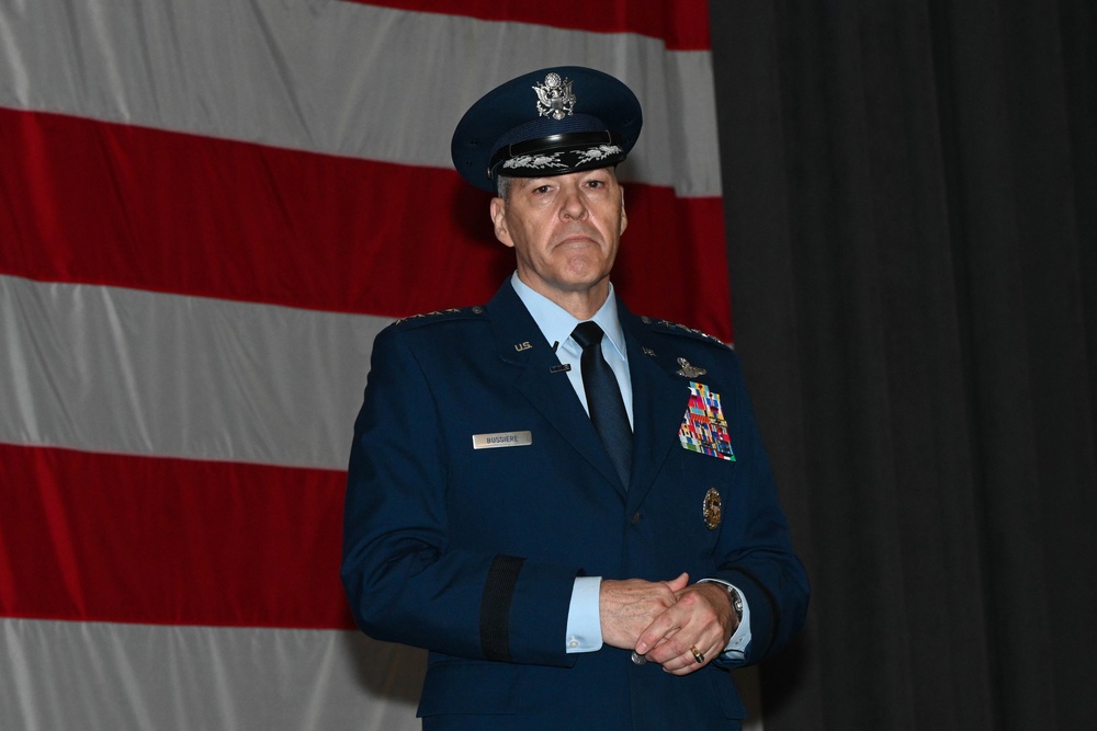 Major General Jason Armagost assumes command of the 8th Air Force