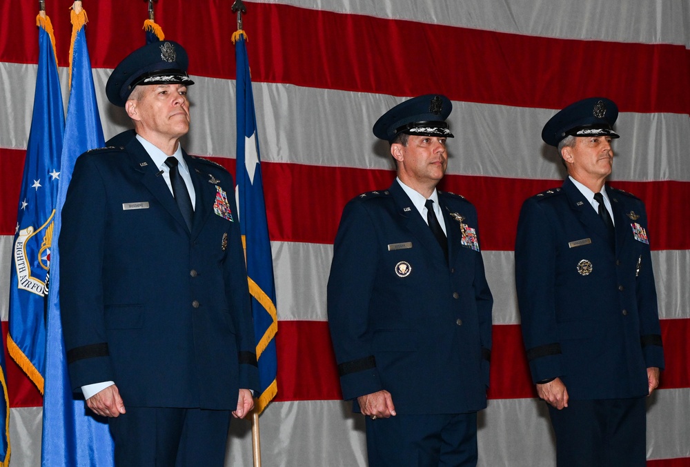 Major General Jason Armagost assumes command of the 8th Air Force