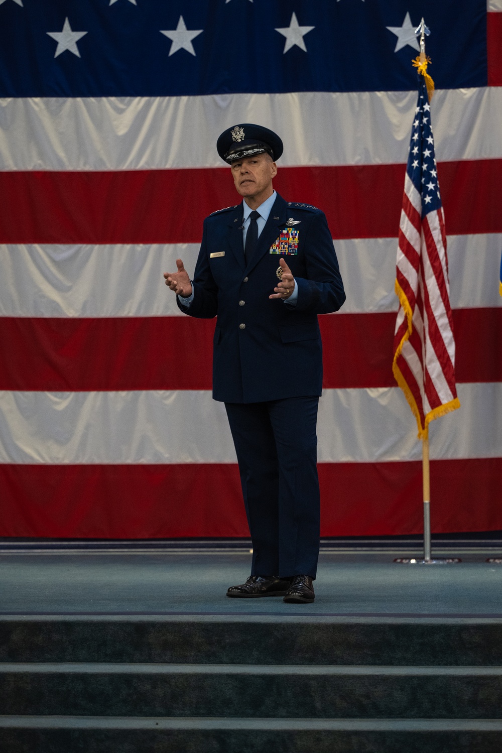 Major General Jason Armagost assumes command of the 8th Air Force