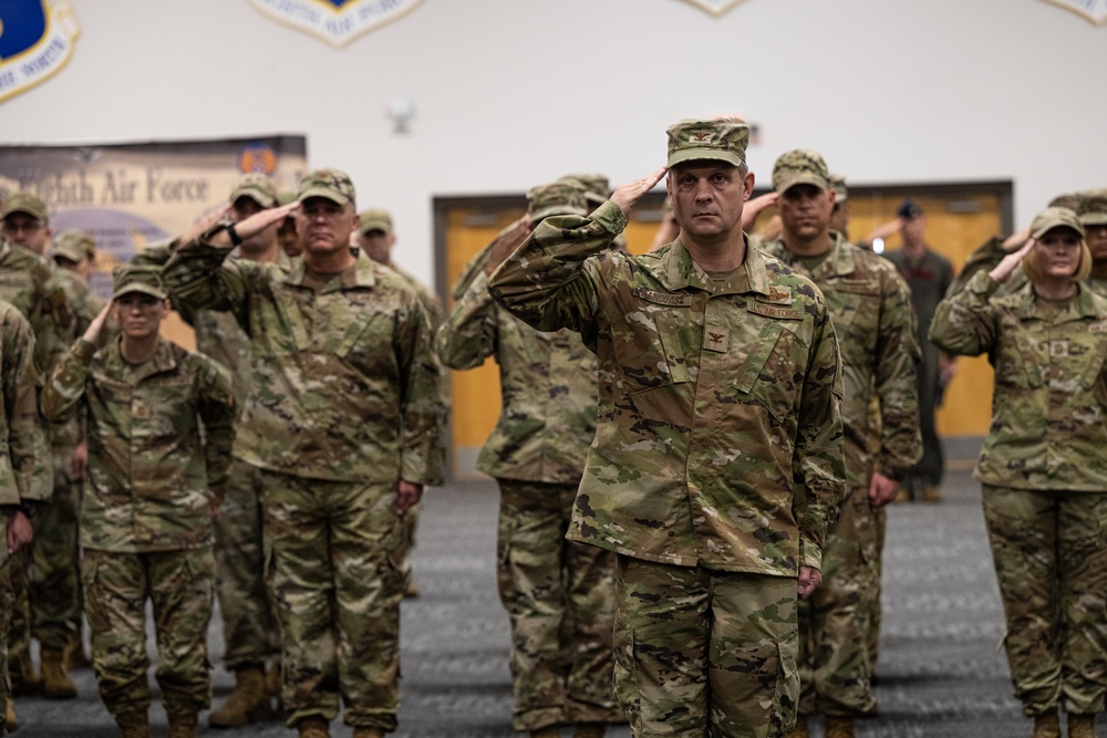 Major General Jason Armagost assumes command of the 8th Air Force