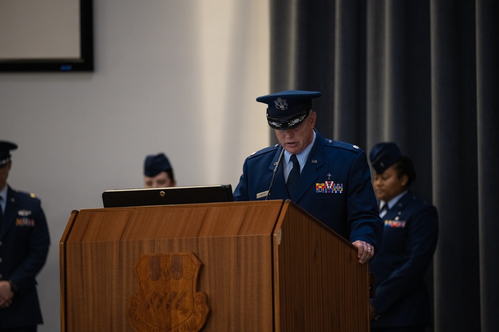 Major General Jason Armagost assumes command of the 8th Air Force