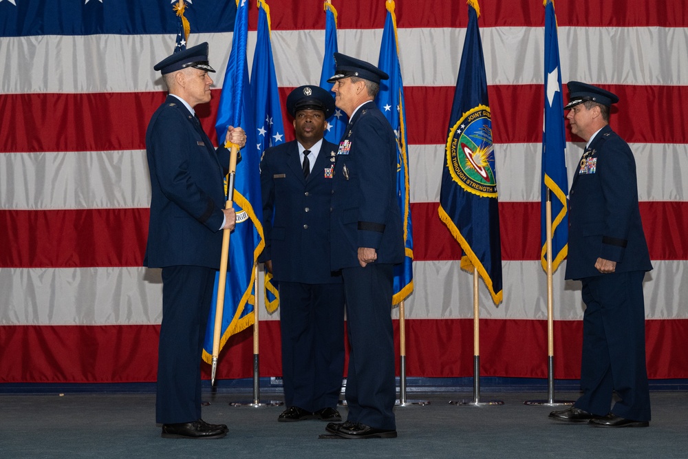 Major General Jason Armagost assumes command of the 8th Air Force