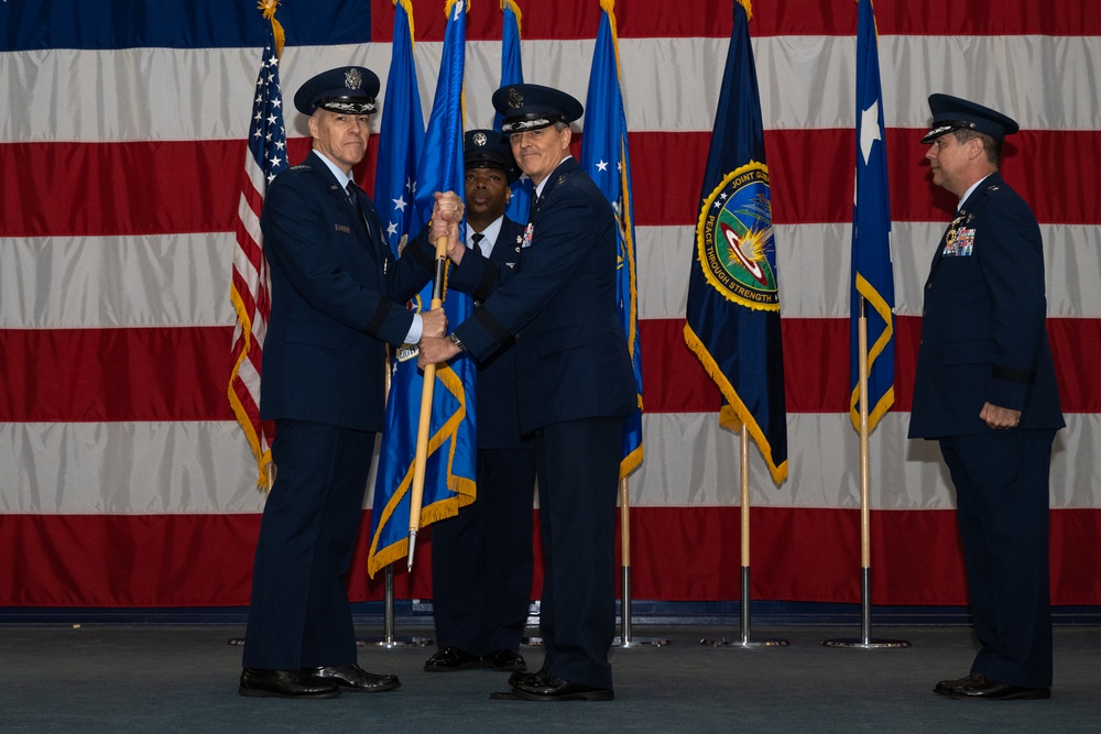 Major General Jason Armagost assumes command of the 8th Air Force