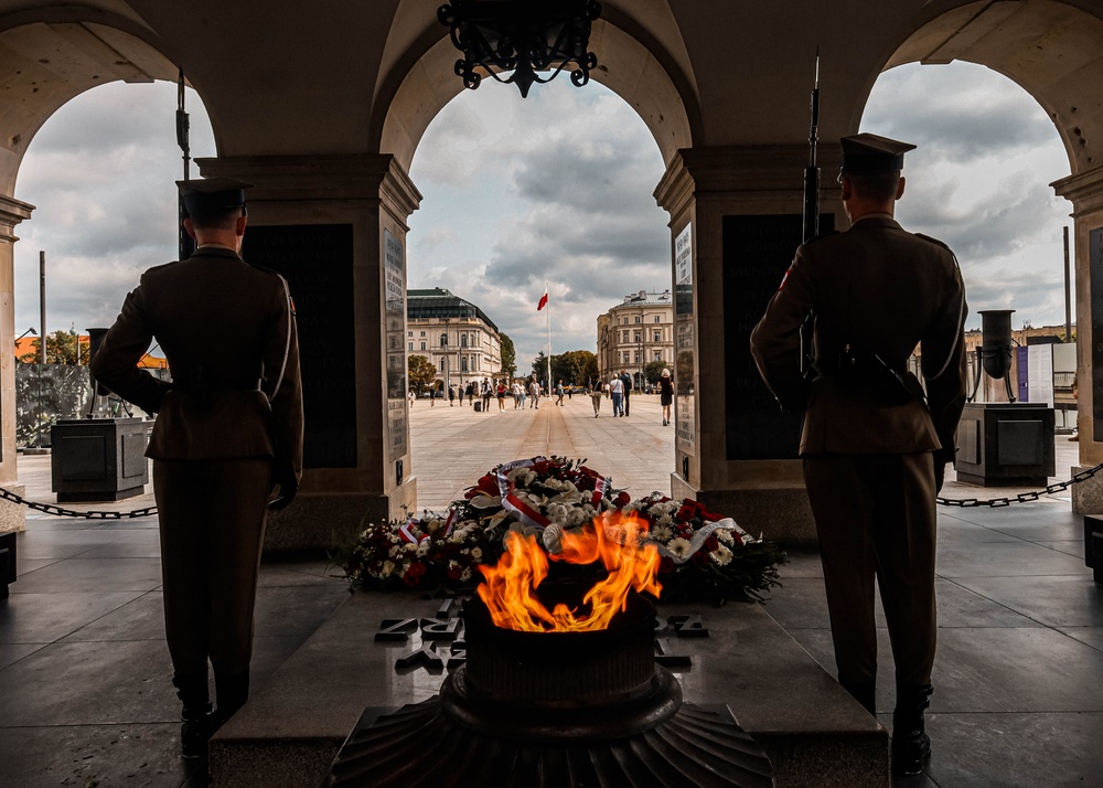 Killed in Action U.S. Soldier honored in Poland as hero to the nation