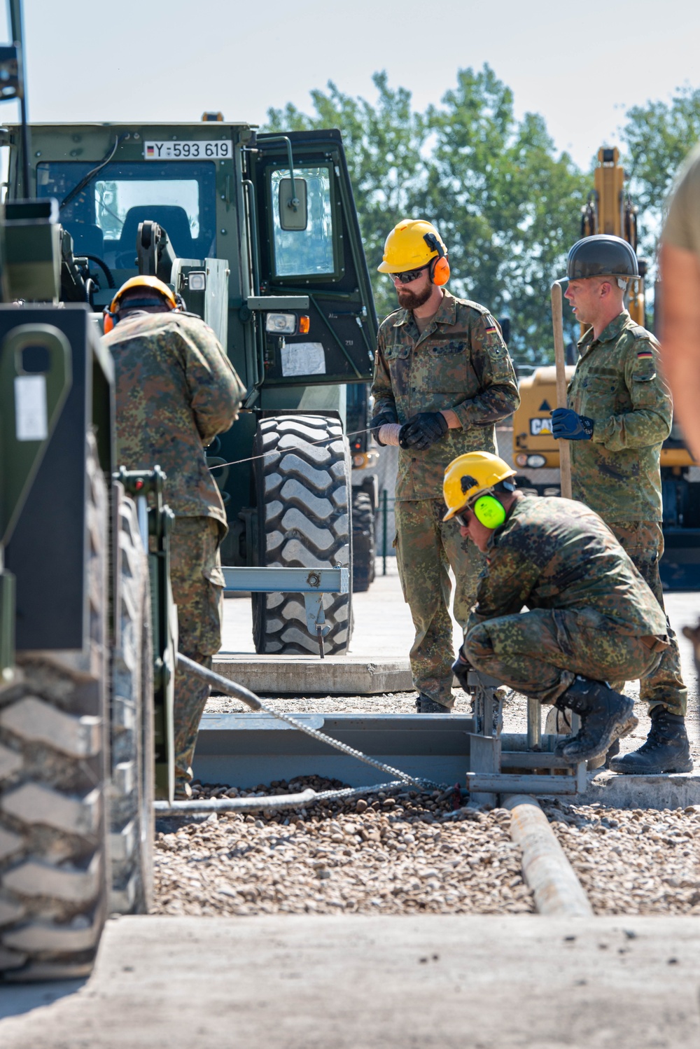 HQ USAFE-AFAFRICA holds multinational airfield repair demonstration